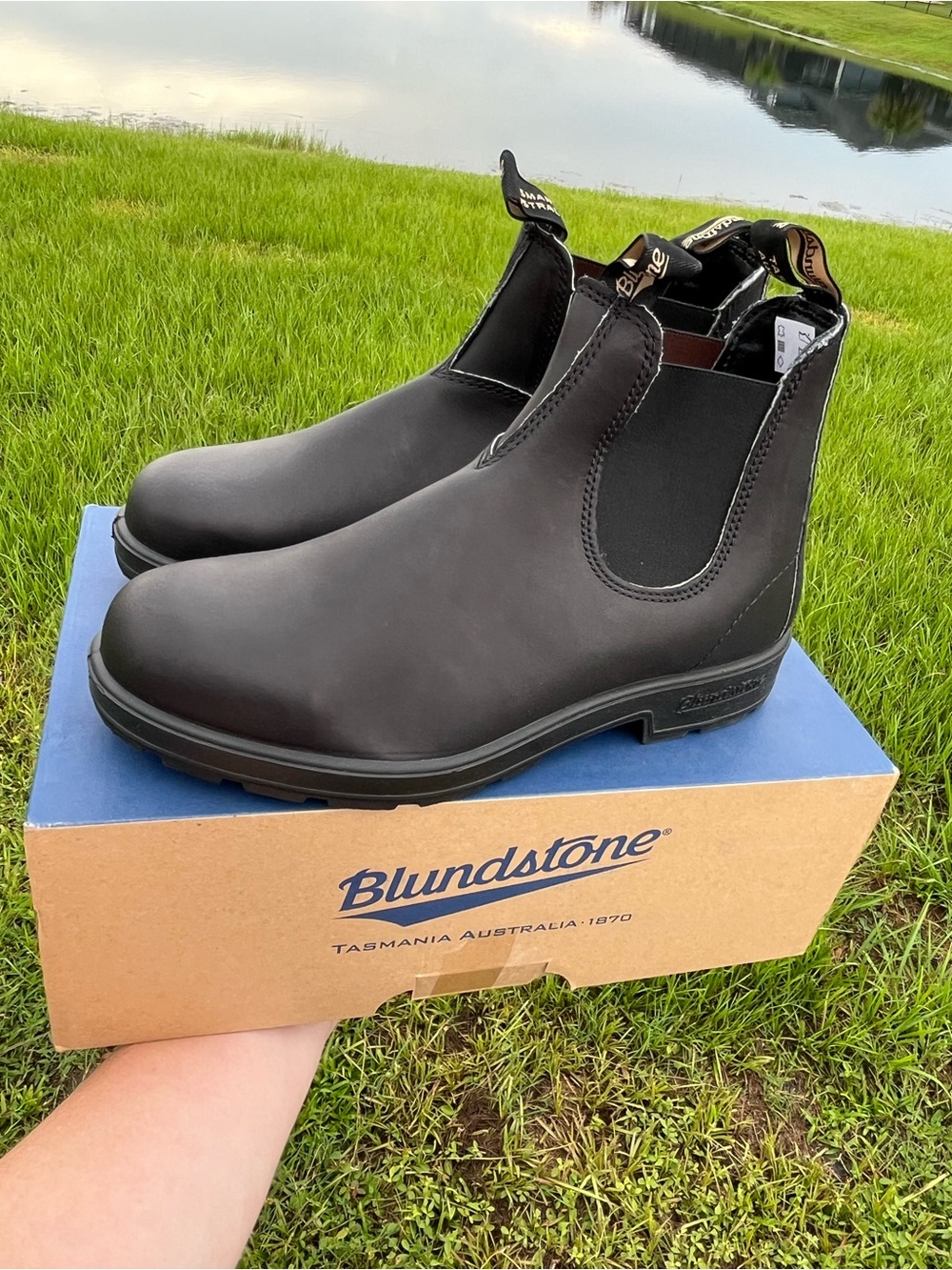 NWT Blundstone Black Chelsea Original 510 Slip-On Work Boots Size 8.5 - Picture 7 of 13